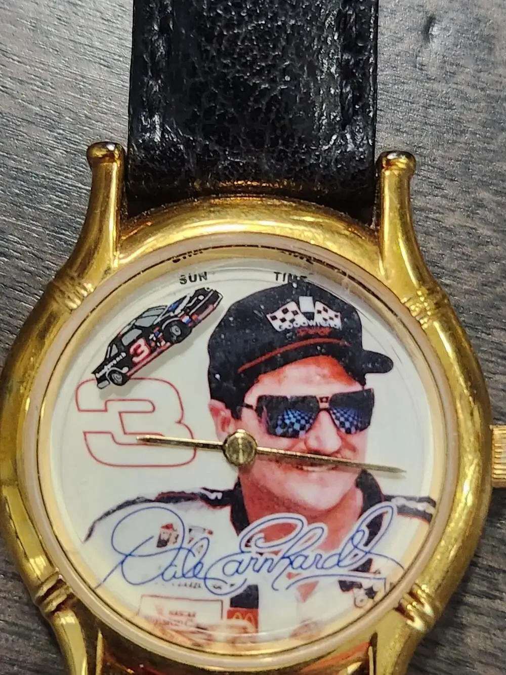 Vintage 1995 Sun Time Dale Earnhardt Driver Signature Series Wristwatch